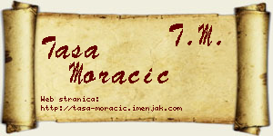 Tasa Moračić vizit kartica